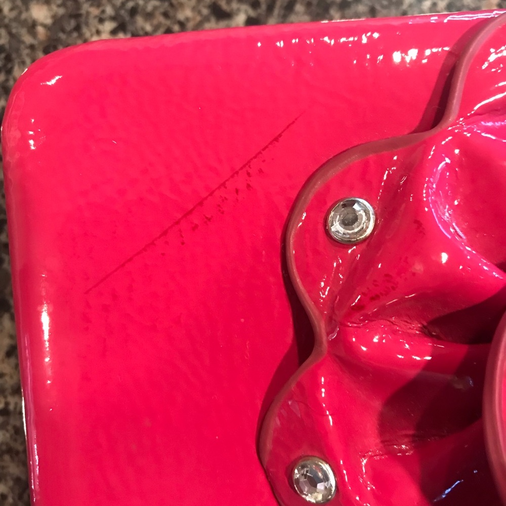 Pink rose studded wallet - Picture 2 of 4